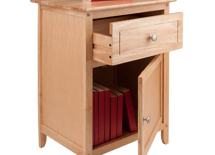Winsome 25 x 18.9 x 14.96-Inch Wood Night Stand/Accent Table, Brown (94215)