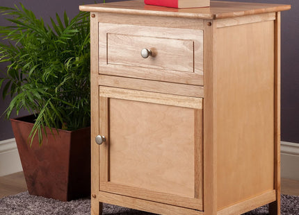Winsome 25 x 18.9 x 14.96-Inch Wood Night Stand/Accent Table, Brown (94215)