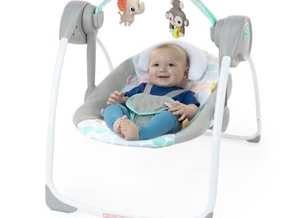Bright Starts Portable Automatic 6-Speed Baby Swing