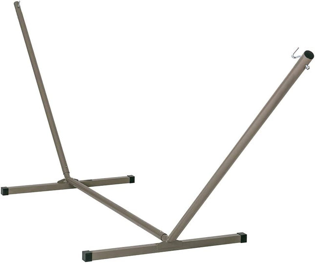Hammock Stand Only, Heavy Duty Steel Hammock Frame for 9-11Ft. Hammock, 2 Person Hammock Stand for Outdoor Indoor Use, 450 Pounds Weight Capacity, Tan