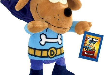 MerryMakers Dog Man Bark Knight Plush Toy, 9-Inch, from Dav Pilkey's Dog Man Book Series