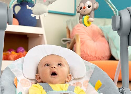Bright Starts Portable Automatic 6-Speed Baby Swing