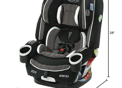 Graco 4Ever DLX Grad 5-in-1 Car Seat, Harrison Infant, Toddler, Booster, Convertible Car Seat, Features Slim Fit and Removable Seat Belt Trainer
