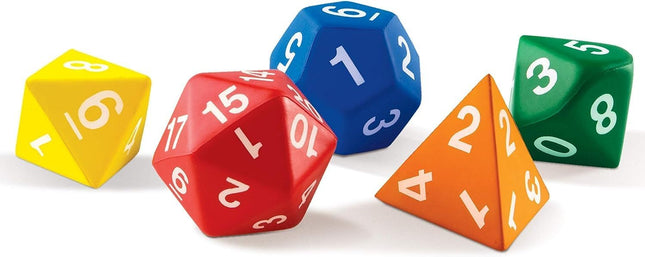 Learning Resources Jumbo Foam Polyhedral Dice