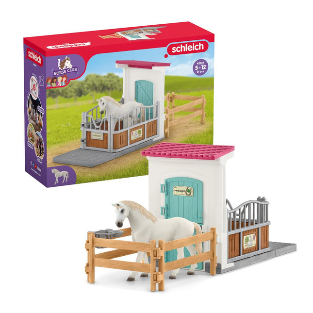 Schleich Horse Club - 21PC Stall Extension Horse Toy Playset
