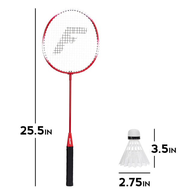 Franklin Sports Badminton Racket + Birdie Set
