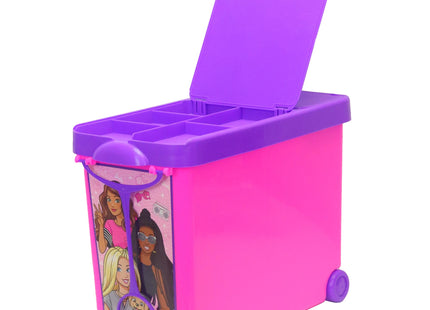 Barbie Store It All! Rolling Storage Bin – Extra-Large Organizer Case with Wheels & Handle
