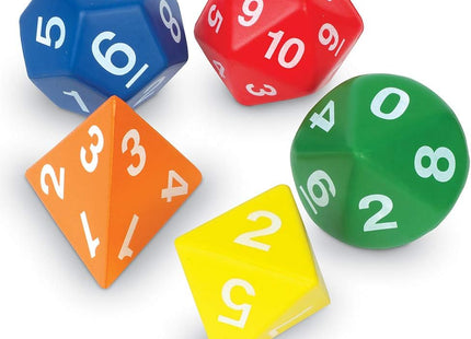 Learning Resources Jumbo Foam Polyhedral Dice