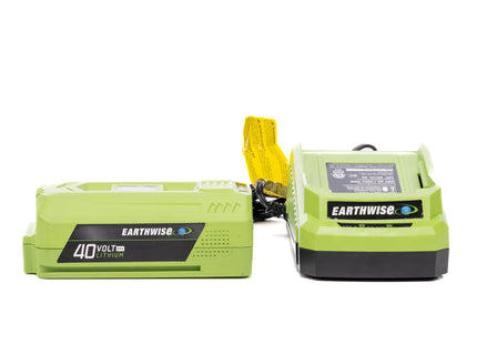 Earthwise Power Tools by ALM TC70020IT 20-Volt 7.5-Inch Cordless Electric Garden Tiller Cultivator, (2AH Battery & Fast Charger Included), Green