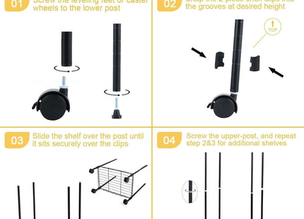 Simple Deluxe Heavy Duty 5-Shelf Storage Shelving Unit