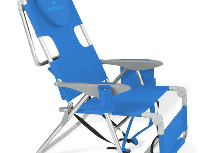 Ostrich 3N1 Lightweight Lawn Beach Reclining Lounge Chair with Footrest