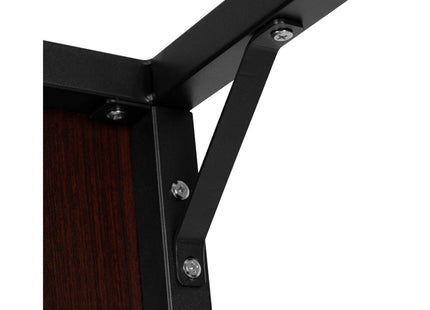 Flash Furniture Clifton Modern Office Computer Desk with Top and Bottom Storage Shelves, Small Computer Desk for Home Office, 28"W, Black