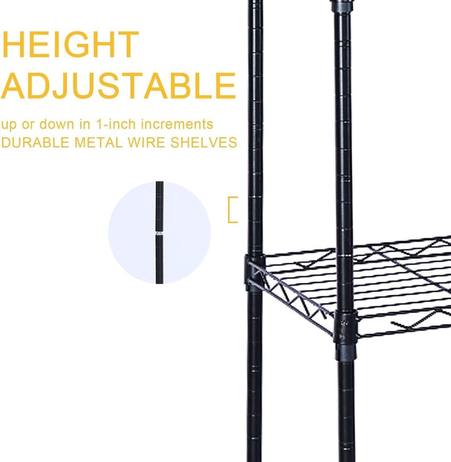 Simple Deluxe Heavy Duty 5-Shelf Storage Shelving Unit
