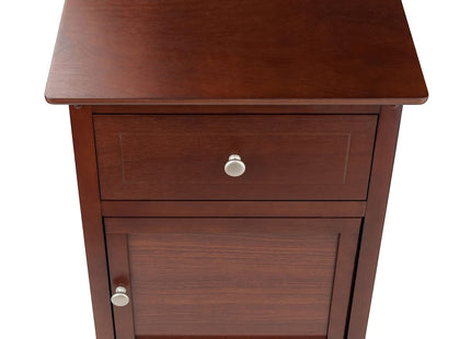 Winsome 25 x 18.9 x 14.96-Inch Wood Night Stand/Accent Table, Brown (94215)