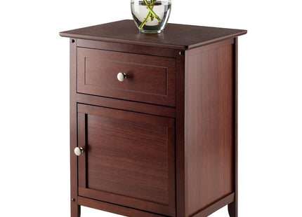 Winsome 25 x 18.9 x 14.96-Inch Wood Night Stand/Accent Table, Brown (94215)