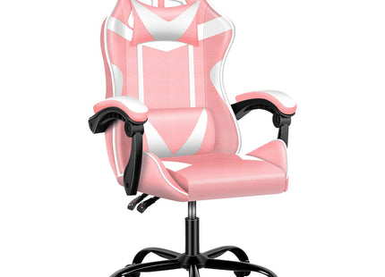 Pink Gaming Chair, Big and Tall Gamer Chair, Racing Style