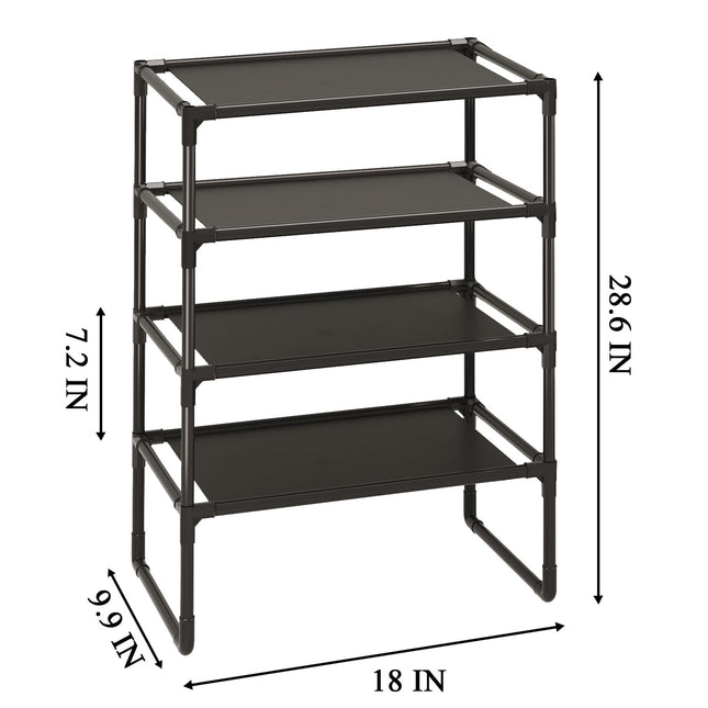 5-Tier Small Shoe Rack for Closet and Entryway