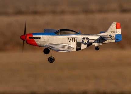 HobbyZone RC Airplane P-51D 450mm RTF (Battery and Charger Included) HBZ-1251
