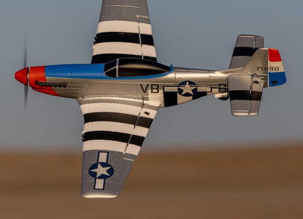 HobbyZone RC Airplane P-51D 450mm RTF (Battery and Charger Included) HBZ-1251
