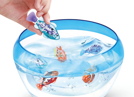 Robo Alive Robo Fish Robotic Swimming Fish (Teal + Orange) by ZURU Water Activated, Changes Color, Comes with Batteries, Amazon Exclusive (2 Pack) Series 3