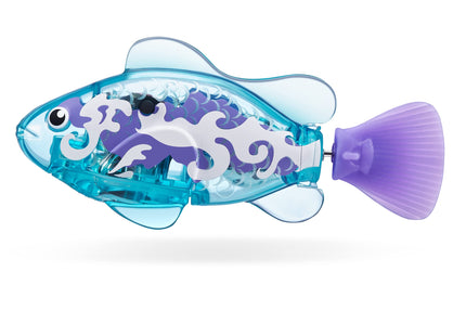 Robo Alive Robo Fish Robotic Swimming Fish (Teal + Orange) by ZURU Water Activated, Changes Color, Comes with Batteries, Amazon Exclusive (2 Pack) Series 3