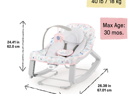 Ingenuity Keep Cozy 3-in-1 Grow with Me Vibrating Baby Bouncer Seat