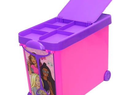 Barbie Store It All! Rolling Storage Bin – Extra-Large Organizer Case with Wheels & Handle