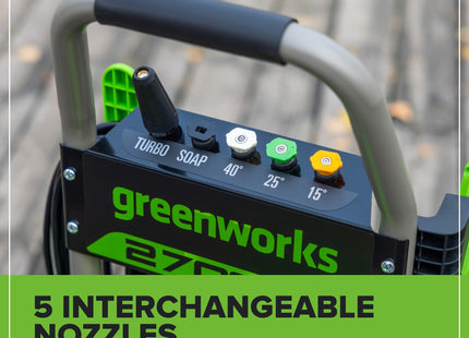 Greenworks Pro Brushless 3000 PSI (CSA Certified) 2.0 GPM Max / 1.1 GPM Electric Pressure Washer (Rugged Steel Frame, 25 FT Hose, 35 FT GFCI Power Cord)