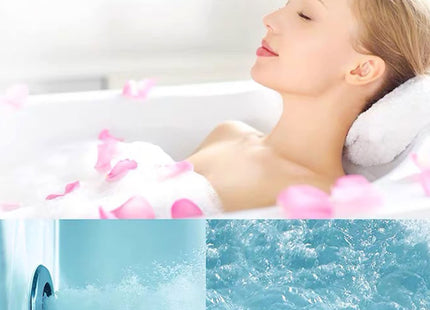 Empava 59" x 29" Freestanding Whirlpool Tub, Acrylic 560W Jetted Bathtub with 7 Hydromassage Nozzles,Lumbar and Neck Support,ETL Certified