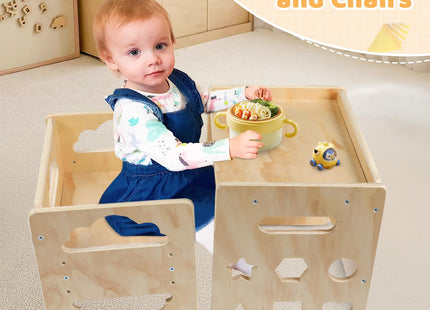 Montessori Weaning Table and Chair Set