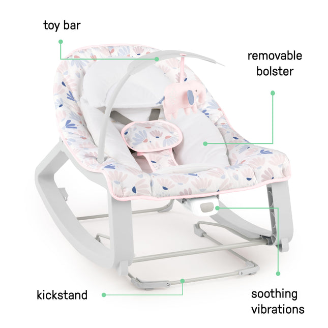 Ingenuity Keep Cozy 3-in-1 Grow with Me Vibrating Baby Bouncer Seat