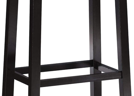 Linon Claridge Bar, Black Stool, 32" X 18.75" X 13"