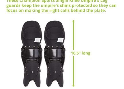 Champion Sports Umpire Leg Guards