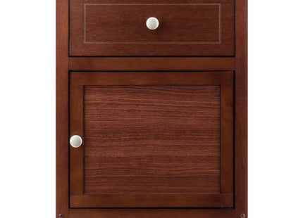 Winsome 25 x 18.9 x 14.96-Inch Wood Night Stand/Accent Table, Brown (94215)