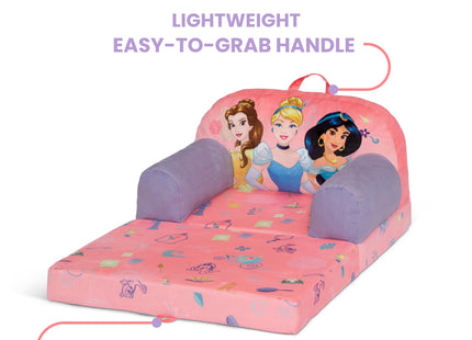 Delta Children - Disney Princess Cozee Buddy Flip-Out Kids Chair, Pink