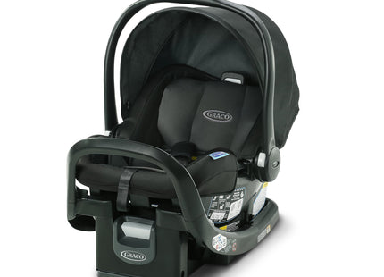 Graco SnugRide SnugFit Infant Car Seat with Simply Safe Adjust Harness System, Baby Car Seat with Anti Rebound Bar, Gotham