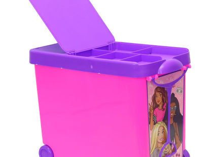 Barbie Store It All! Rolling Storage Bin – Extra-Large Organizer Case with Wheels & Handle