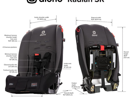 Diono Radian 3R, 3-in-1 Convertible Car Seat