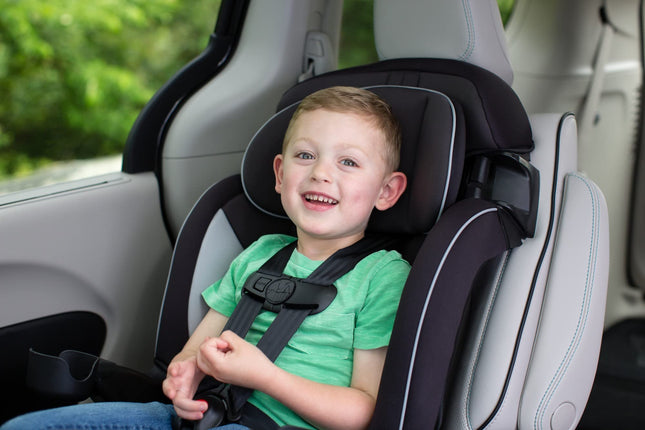Safety 1st Grand 2-in-1 Booster Car Seat, Forward Facing Car Seat with Harness, High Back Booster Seat for Car, 30-65 Pounds and Belt-Positioning Booster, Car Seats, 40-100 Pounds, Capri Teal