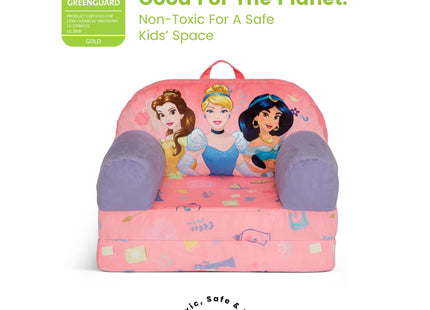Delta Children - Disney Princess Cozee Buddy Flip-Out Kids Chair, Pink