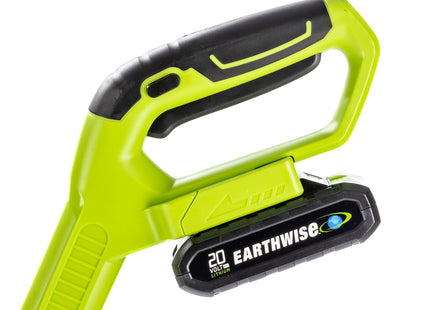 Earthwise Power Tools by ALM TC70020IT 20-Volt 7.5-Inch Cordless Electric Garden Tiller Cultivator, (2AH Battery & Fast Charger Included), Green