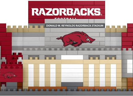 FOCO Arkansas Razorbacks NCAA Mini BRXLZ Stadium - Donald W Reynolds Stadium