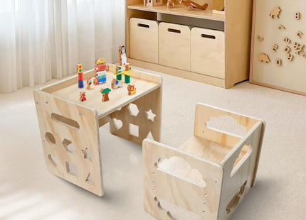 Montessori Weaning Table and Chair Set