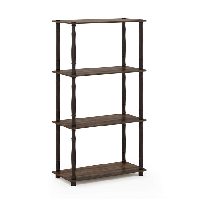 Furinno Turn-N-Tube 4-Tier Multipurpose Shelf Display Rack