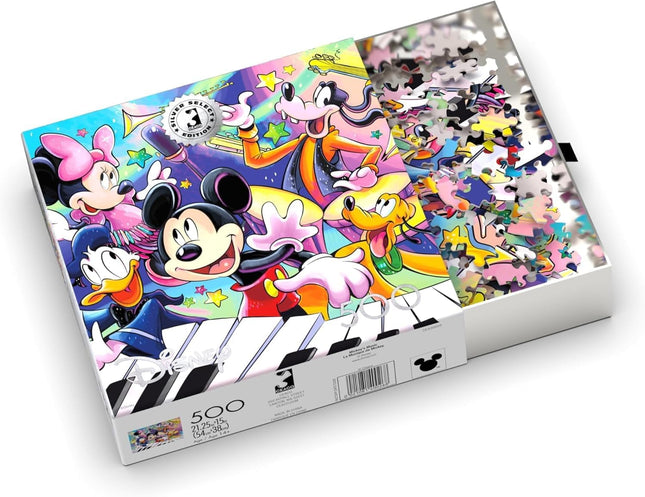 Buffalo Games - Silver Select - Disney - Mickey's Music - 500 Piece Jigsaw Puzzle