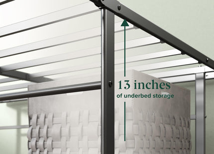 Zinus Rumi 14in Queen Metal Bed Frame