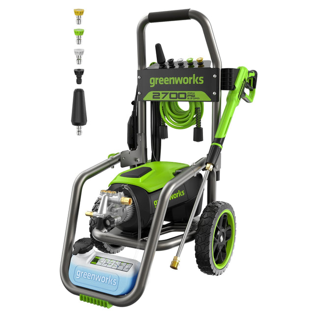Greenworks Pro Brushless 3000 PSI (CSA Certified) 2.0 GPM Max / 1.1 GPM Electric Pressure Washer (Rugged Steel Frame, 25 FT Hose, 35 FT GFCI Power Cord)