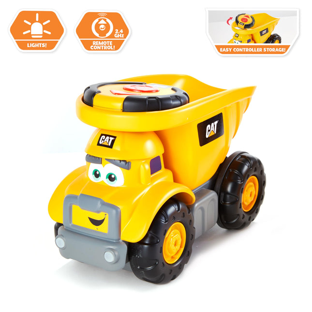 CAT Construction Toys, Junior Crew Lil' Movers Remote Control Dump Truck
