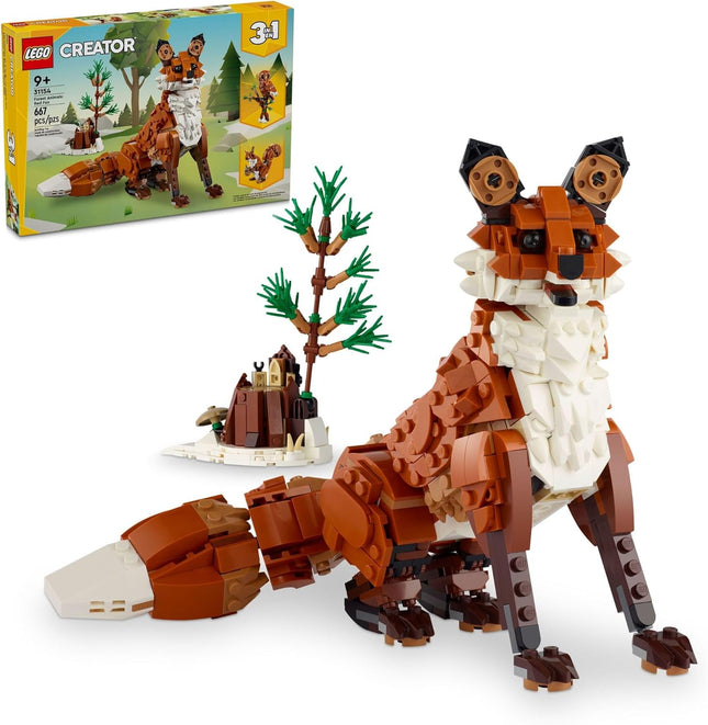 LEGO Creator 3 in 1 Forest Animals Red Fox Toys