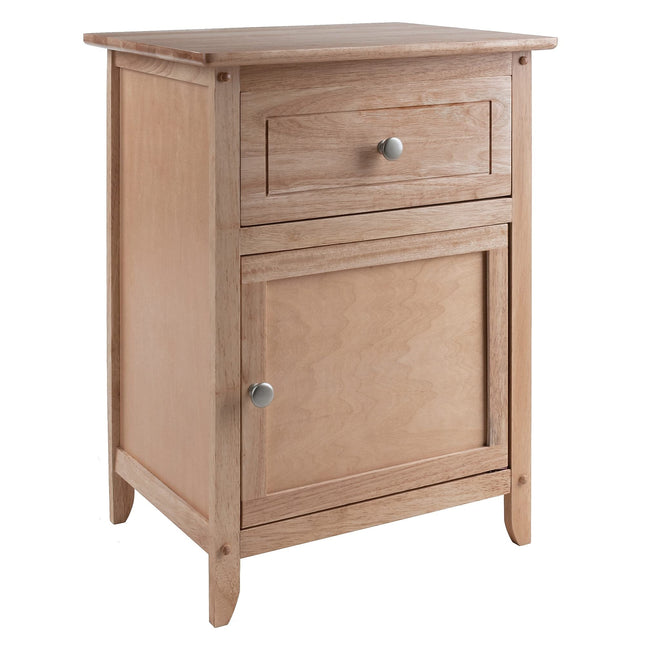 Winsome 25 x 18.9 x 14.96-Inch Wood Night Stand/Accent Table, Brown (94215)